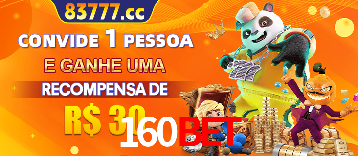 Banner institucional da 160bet sobre parceria de marcas e criação de uma marca de excelência, apresentando os mascotes de jogos populares como o Fortune Tiger.