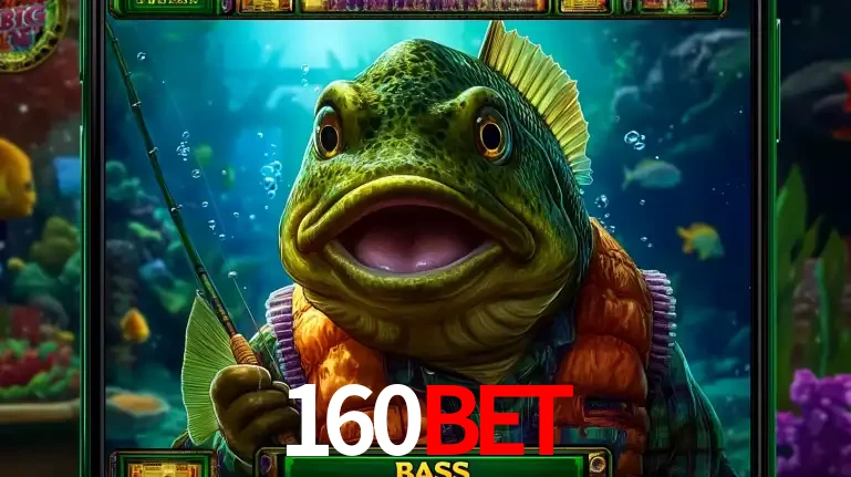 Personagem de peixe pescador do popular jogo de slot com tema de pescaria, uma das emocionantes opções de caça-níqueis para jogar e ganhar no cassino 160bet.